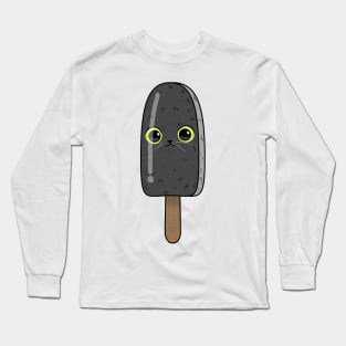 Animal Popsicle Cat Ice Cream Summer Gift Long Sleeve T-Shirt